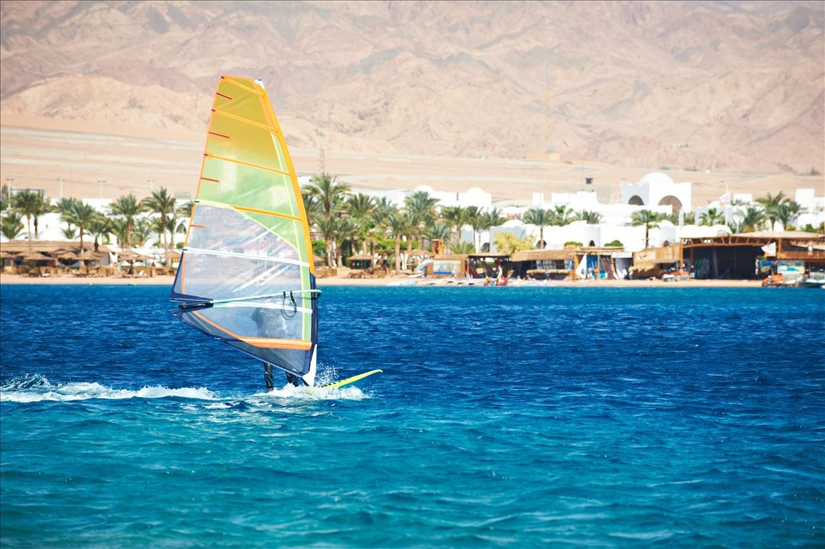 Egypte windsurfing